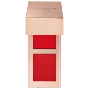 PATRICK TA  Mini Major Headlines Double-Take Crème & Powder Blush Duo